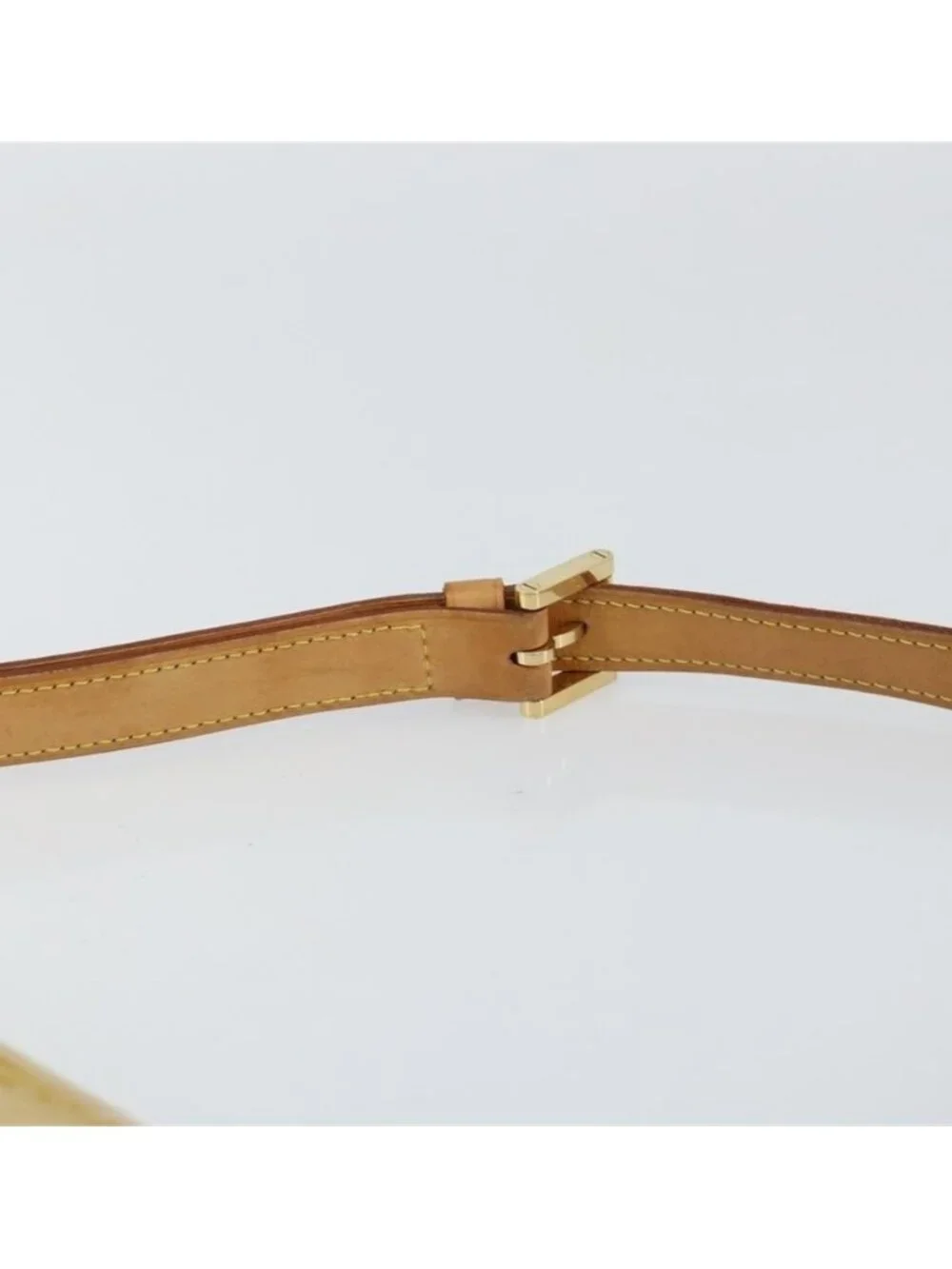 Authentic LOUIS VUITTON Monogram Vernis Thompson Street Bag Beige M91301 LV